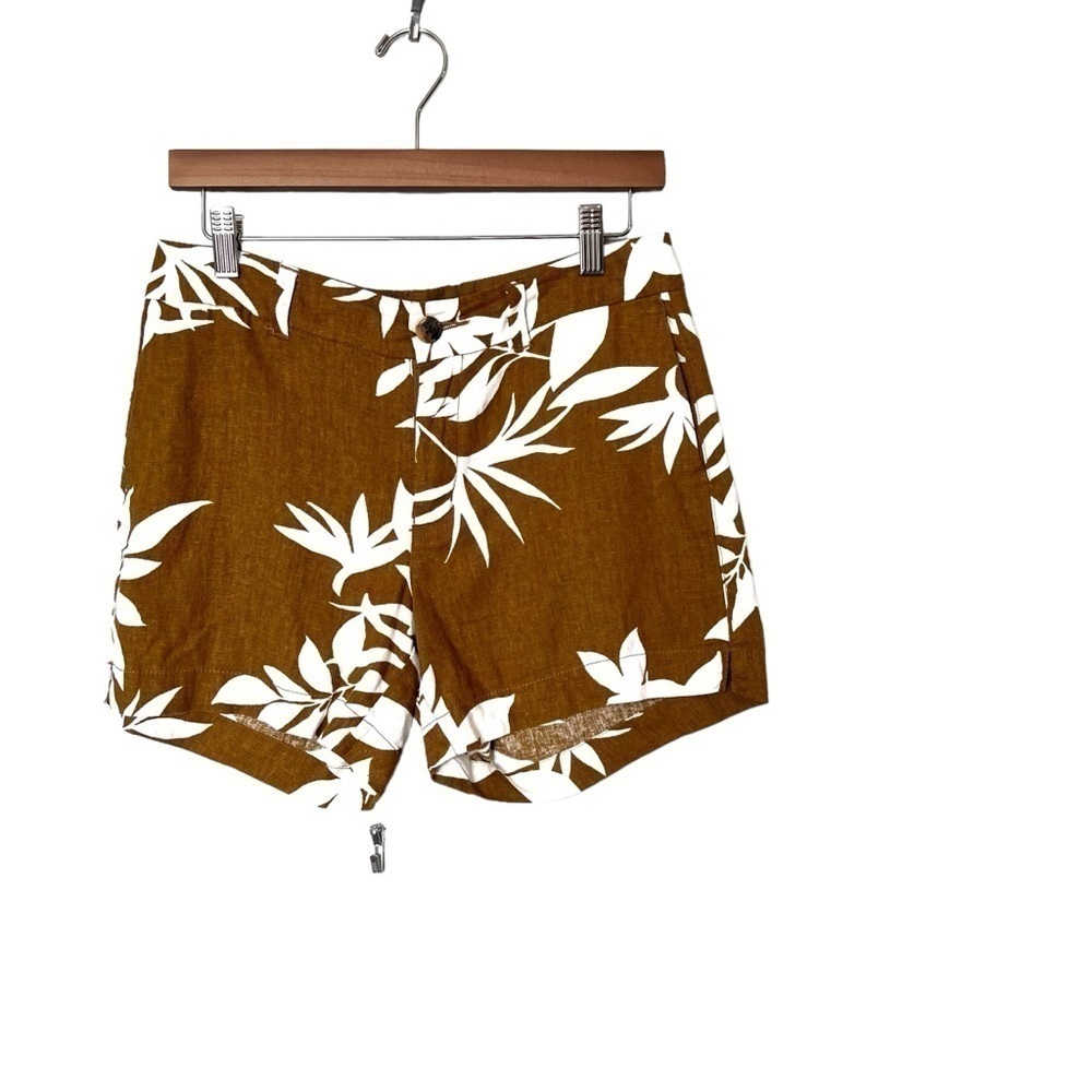 Old Navy Linen Blend 4" Shorts Size 4 - Picture 2 of 9